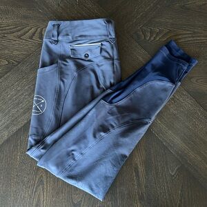 Free Ride Equestrian Navy Lux Breeches Size Large